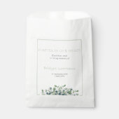 Pretty Eucalyptus Funeral Seed Packet フェイバーバッグ (正面)