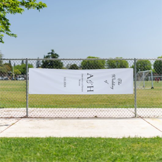 Pretty Fabric Wedding Welcome Banner - Lavender 横断幕 (インサイチュ)