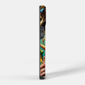 Pretty  Fairy and Dragon Themed Girl's   iPhoneケース (右側面)