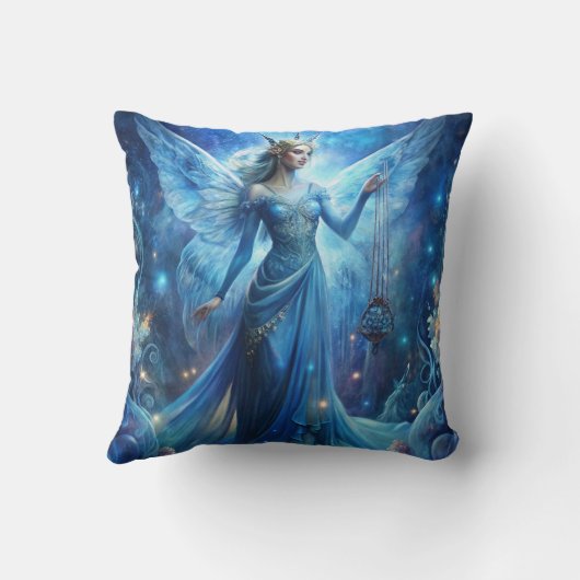 Pretty Fairy in Blue  クッション (裏面)