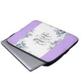 Pretty Faith Over Fear on Cross Electronics Bag ラップトップスリーブ (正面下部)