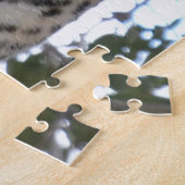 PRETTY FEMALE LEOPARD CLOSE-UP ジグソーパズル (側面)