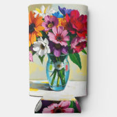 Pretty Floral Art スリム缶クーラー (裏面)