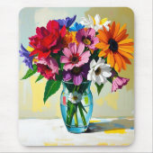 Pretty Floral Botanical   マウスパッド (正面)