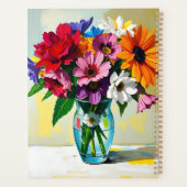 Pretty Floral Botanical Personalized プランナー手帳 (裏面)