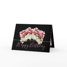 Pretty Floral Bouquet Orchid Crown Flower Birthday