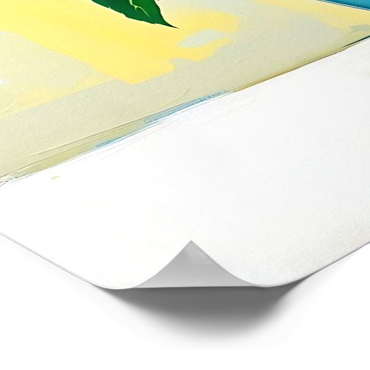 Pretty Floral Design ポスター (角)