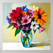 Pretty Floral Design ポスター (正面)