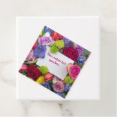 Pretty Floral Framed Roses Text Box Custom フェイバータグ (インサイチュ)