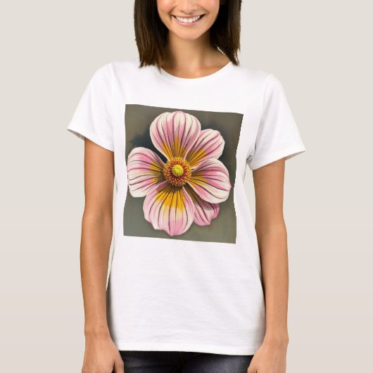 Pretty Flower Tシャツ (正面)