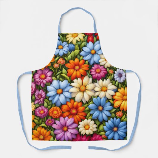 Pretty Flowers, Brightly Colored, エプロン (正面)