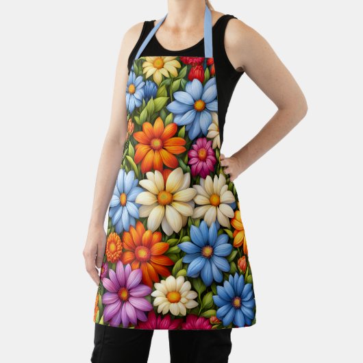 Pretty Flowers, Brightly Colored, エプロン (インサイチュ)