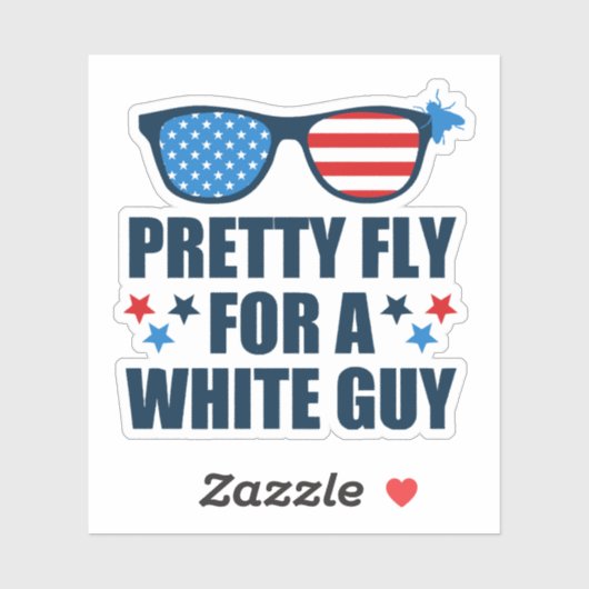 Pretty Fly For A White Guy シール (シート)