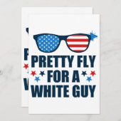 Pretty Fly For A White Guy 招待状 (正面/裏面)