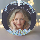 Pretty Forget-me-nots Flowers Remembrance Memorial オーナメント