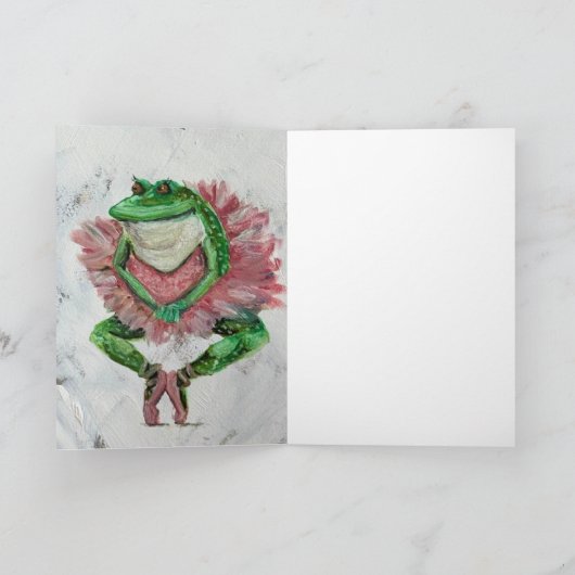 Pretty frog カード (内部)