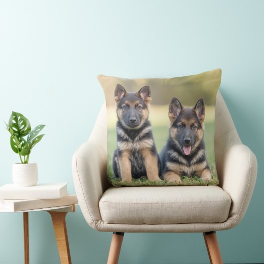 Pretty German Shepherd Personalized クッション (椅子)