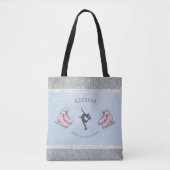 Pretty Girl Ice Rink Figure Skating Tote Bag トートバッグ (正面)