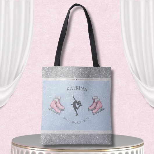 Pretty Girl Ice Rink Figure Skating Tote Bag トートバッグ