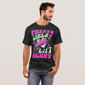 Pretty Girls Lift Heavy Tシャツ (正面フル)
