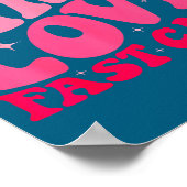 Pretty Girls Love Fast Funny Saying Jokes Retro Gr ポスター (角)