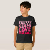 Pretty Girls Love Fast Funny Saying Jokes Retro Gr Tシャツ (正面フル)
