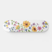Pretty Girly Wildflowers Skateboard スケートボード (横)
