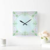 Pretty Green Wall Clock スクエア壁時計 (ホーム)