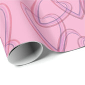 Pretty heart circle pattern ラッピングペーパー (ロールコーナー)