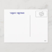 Pretty Horse Wavey Mane Christmas シーズンポストカード (裏面)