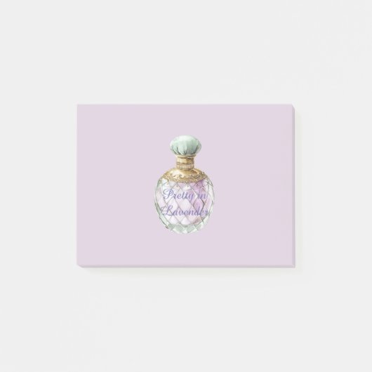 Pretty in Lavender Perfume Bottle ポストイット (正面)