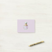 Pretty in Lavender Perfume Bottle ポストイット (デスク上)