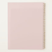 Pretty in Pink ブラッシュ ボウ 香水ボトル プランナー手帳 (裏面)