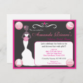 Pretty In Pink 招待状 (正面/裏面)