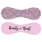 Pretty in Pink Animal Print (personalize) ソフトボール (パネル)