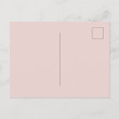 Pretty in Pink Blush Bow Perfume Bottle ポストカード (裏面)