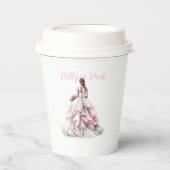 Pretty in Pink Bridal Shower Paper Cups 紙コップ (正面)