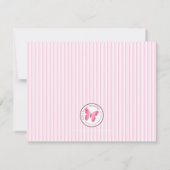 Pretty in Pink Chihuahua 招待状 (裏面)