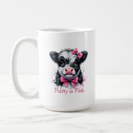 Pretty in Pink Cow コーヒーマグカップ