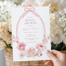 Pretty in Pink Floral Bridal Shower 