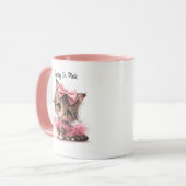 Pretty In Pink. – Kitten Mug マグカップ (正面左)