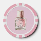 Pretty in Pink Nail Polish ポーカーチップ (正面)