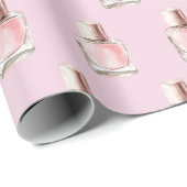 Pretty in Pink Nail Polish Bridal Shower ラッピングペーパー (ロールコーナー)