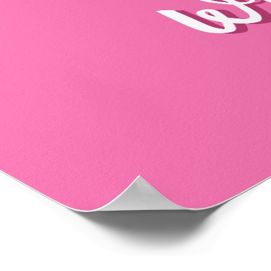 Pretty in Pink Nails ポスター (角)