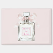 Pretty in Pink Perfume Bottle Bow   マグネット (正面)