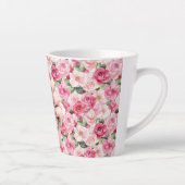 Pretty in Pink Roses Floral Hand Nail Polish カフェラテマグ (右)