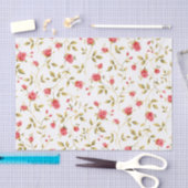 Pretty in Pink Roses Tissue Paper 薄葉紙 (クラフト)