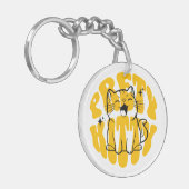 Pretty kitty cute cat キーホルダー (正面左)