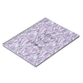 Pretty Lavender Flowers   ノートブック (左側)