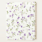 pretty lavender flowers プランナー手帳 (裏面)